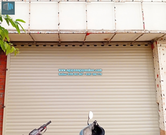 CỬA CUỐN KHE THOÁNG CÔNG NGHỆ ĐỨC TẠI NƠ TRANG LONG BÌNH THẠNH