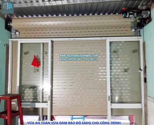 CỬA CUỐN KHE THOÁNG CÔNG NGHỆ ĐỨC TẠI ĐƯỜNG SỐ 10 TAM PHÚ THỦ ĐỨC