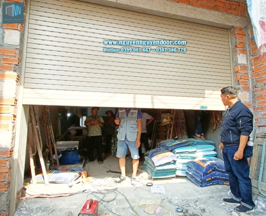 CỬA CUỐN KHE THOÁNG CÔNG NGHỆ ĐỨC LÊ THỊ HOA