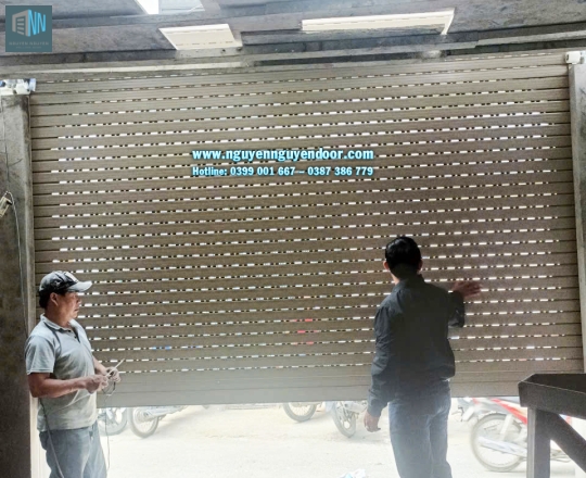 CỬA CUỐN KHE THOÁNG CÔNG NGHỆ ĐỨC TẠI TỈNH LỘ 43