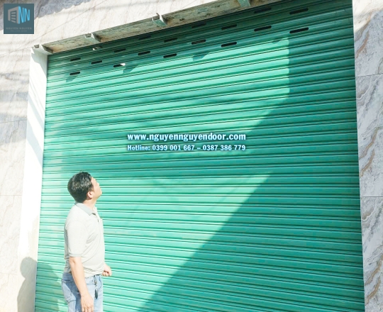 CỬA CUỐN ĐÀI LOAN SỬ DỤNG MOTOR TẠI BÌNH HÒA BÌNH DƯƠNG