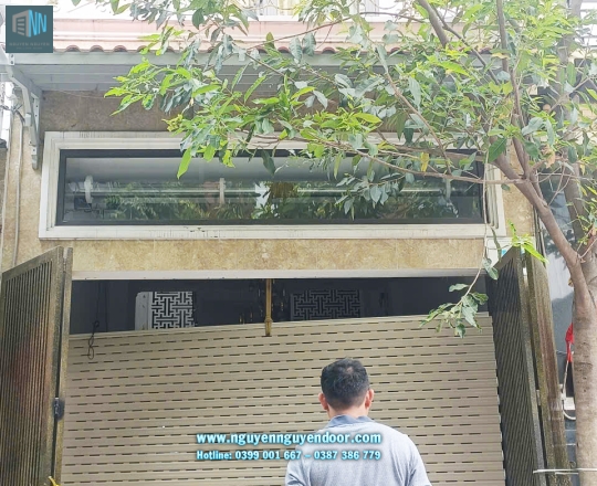 CỬA CUỐN KHE THOÁNG CÔNG NGHỆ ĐỨC TẠI LÀNG TĂNG PHÚ QUẬN 9 
