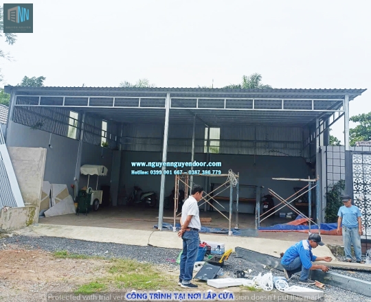 CỬA CUỐN KHE THOÁNG CÔNG NGHỆ ĐỨC TẠI THANH ĐA
