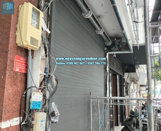CỬA CUỐN KHE THOÁNG CÔNG NGHỆ ĐỨC TẠI DAKAO QUẬN 1