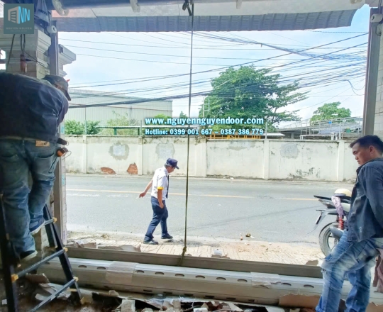 CỬA CUỐN LÁ BÍT CÔNG NGHỆ ĐỨC TẠI BẾ VĂN ĐÀN THỦ ĐỨC