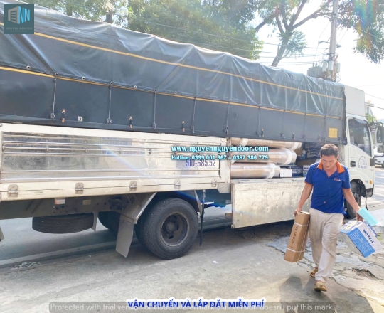 CỬA CUỐN KHE THOÁNG CÔNG NGHỆ ĐỨC CÔNG TRÌNH TẠI QUẬN 2