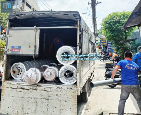 CỬA CUỐN KHE THOÁNG CÔNG NGHỆ ĐỨC TẠI BÌNH CHÁNH