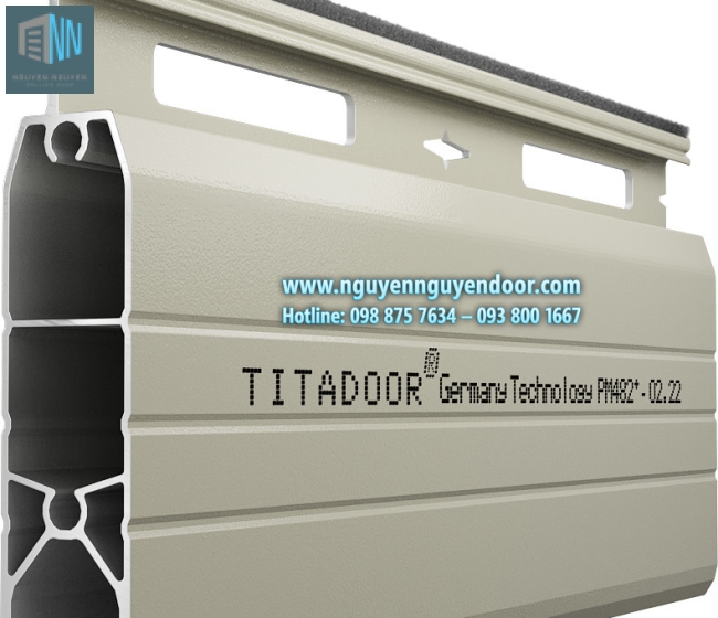 CỬA CUỐN TITADOOR CÔNG NGHỆ ĐỨC PM482*