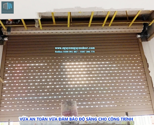 CỬA CUỐN KHE THOÁNG CÔNG NGHỆ ĐỨC TẠI PHÚ THẠNH HỒ CHÍ MINH