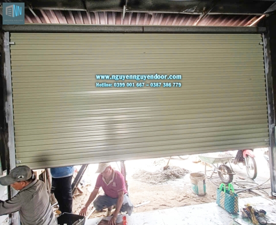 CỬA CUỐN TẤM LIỀN CÔNG NGHỆ ÚC TẠI ĐƯỜNG SỐ 17 LINH XUÂN THỦ ĐỨC