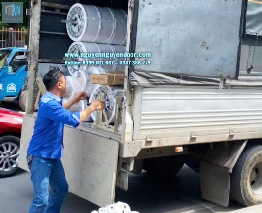 CỬA CUỐN KHE THOÁNG CÔNG NGHỆ ĐỨC TẠI PHÚ THẠNH HỒ CHÍ MINH